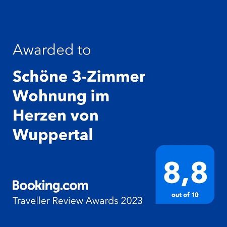 Schoene 3-Zimmer Wohnung Im Herzen Von Wuppertal Eksteriør bilde